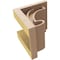 Ekena Millwork 6"W x 6"D x 6"H Wide Alma Rough Cedar Woodgrain TimberThane Corbel, Primed Tan CORUR06X06X06ALMRCPR - alternate 5